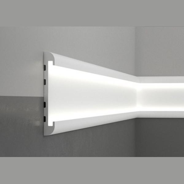 LED Sockelleiste aus Duropolymer QL015 Paper